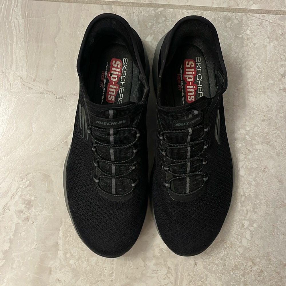 Men’s Skechers slip ins sneakers - black size 12